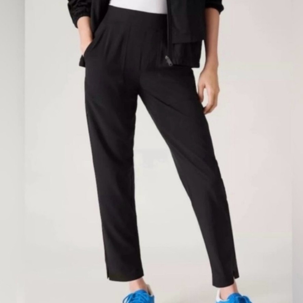 Athleta Brooklyn Ankle Pants - 8 Tall / Black